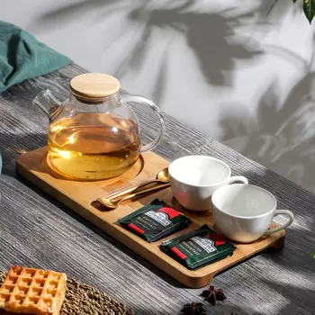 Поднос Чайная станция (40х18х2 см)