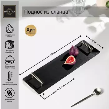 Поднос Magistro Valley (40х12х1 см)