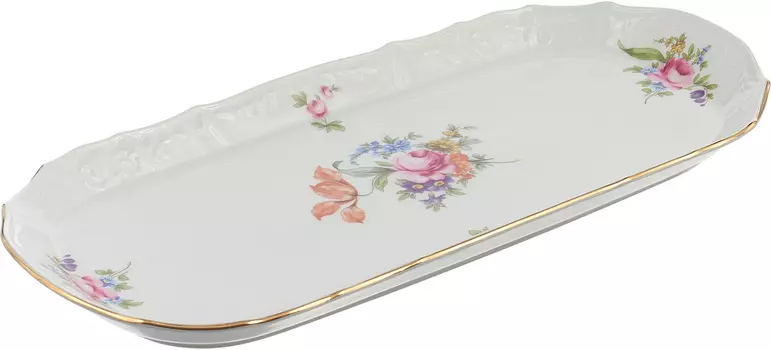 Поднос Мейсенский букет (37 см)