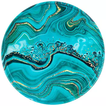 Поднос сервировочный Малахит (33х2 см)