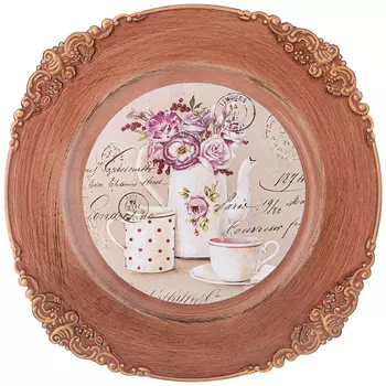 Поднос Старинный прованс (33 см)