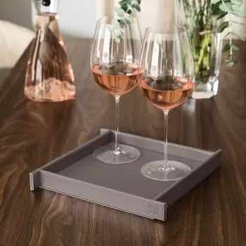 Поднос Венсель цвет: дымчато-лиловый (24х24 см)