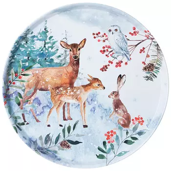 Поднос Зимняя сказка (33х2 см)