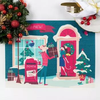 Подставка под горячее Novogodnee schaste (29х40 см)