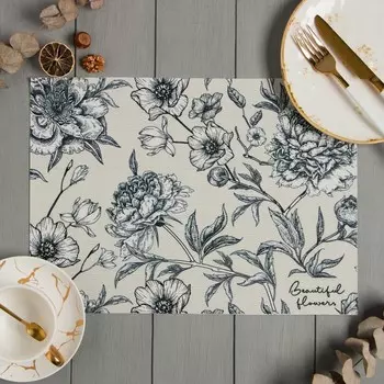 Подстановочная салфетка Beautiful flowers (29х40 см)