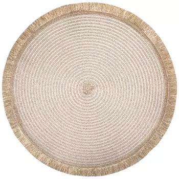 Подстановочная салфетка Феерия цвет: платиновый (38 см - 4 шт)