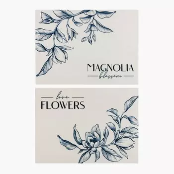 Подстановочная салфетка Flowers (29х40 см - 2 шт)