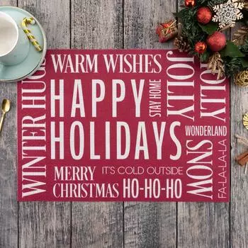 Подстановочная салфетка Happy Holidays (29х40 см)
