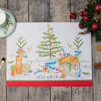 Подстановочная салфетка Hello Winter (30х40 см)