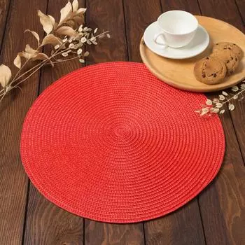 Подстановочная салфетка Классика цвет: красный (38х38 см)