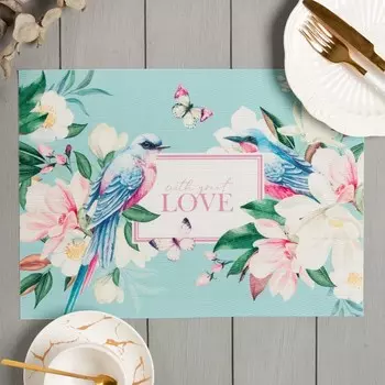 Подстановочная салфетка Love (29х40 см - 2 шт)