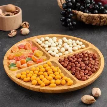 Менажница с вращением Бамбук (32 см)