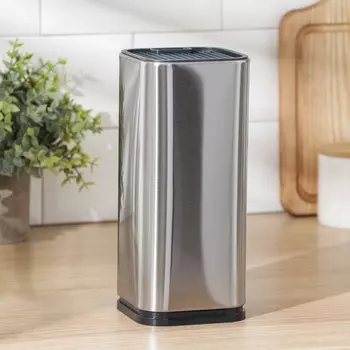 Подставка для ножей Металлик (11х11х24 см)