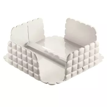 Подставка для салфеток Tiffany цвет: молочно-белый (21х7х21 см)