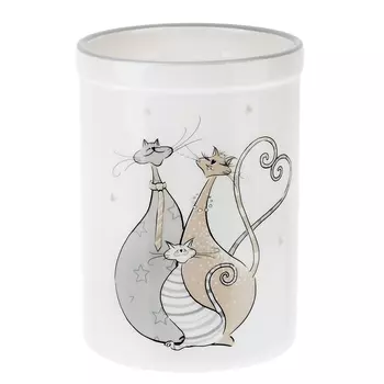 Подставка для столовых приборов Усатое Счастье (10х10х14 см)