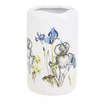 Подставка для зубных щеток Ирисы (6х6х11 см)