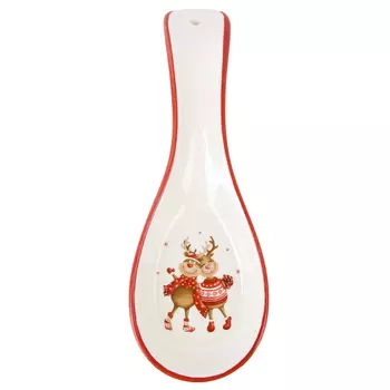 Подставка под ложку Рождественские олени (23 см)