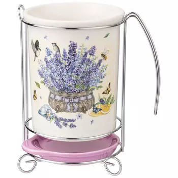 Подставка Прованс лаванда (11х11х16 см)