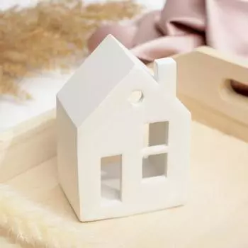 Подсвечник Белый (8х6х11 см)