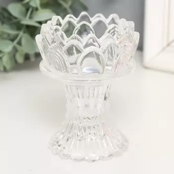 Подсвечник Цветок на ножке (8х8х10 см)