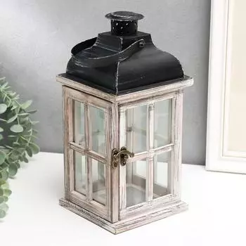 Подсвечник Фонарь - витраж (13,3х13,3х29 см)