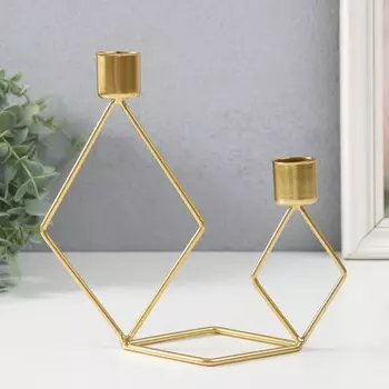 Подсвечник Геометрия. Ромбы (8х18х19 см)