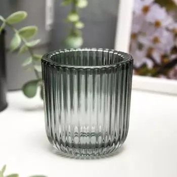 Подсвечник Гофре (7,4х7,4х7,5 см)