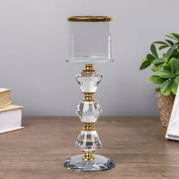 Подсвечник Хрустальное небо (8х8х22 см)