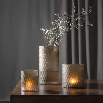 Подсвечник Кантан цвет: коричневый (20х20х36 см)