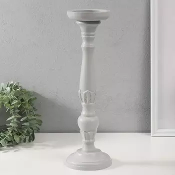 Подсвечник Колонна цветочная (10х10х37 см)