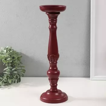 Подсвечник Колонна цветочная (10х10х37 см)