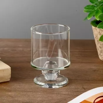 Подсвечник Кристалл конус (6,6х6,6х10 см)