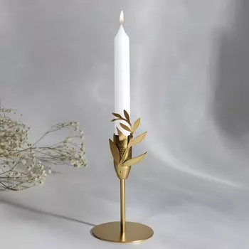 Подсвечник Листики (7х7х15 см)