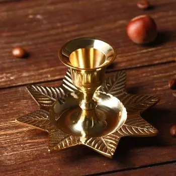 Подсвечник Листок (9,5х9,5х5,5 см)