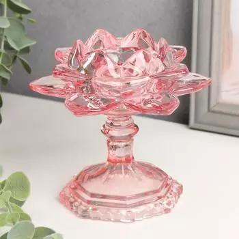 Подсвечник Лотос на ножке (12х12х12,5 см)