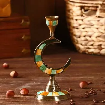 Подсвечник Месяц (8,5х8,5х19,5 см)