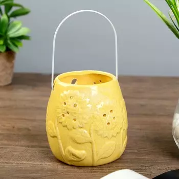 Подсвечник Подсолнухи (10,5х10,5х11,5 см)