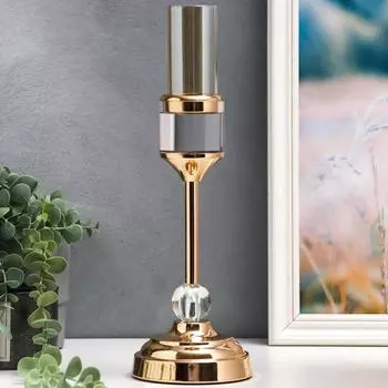 Подсвечник Прозрачность (12х12х36 см)