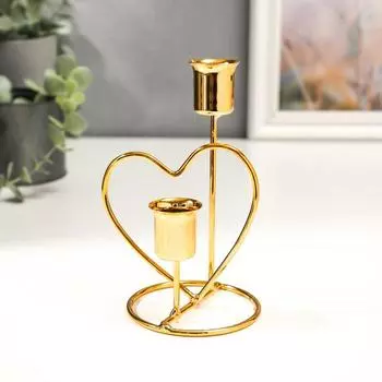 Подсвечник Сердце (15х9х8 см)