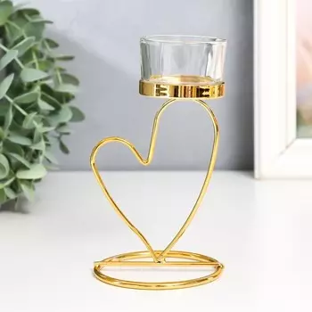 Подсвечник Сердечко (8х8х15 см)