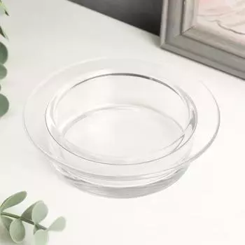 Подсвечник Шляпа (12,3х12,3х3 см)