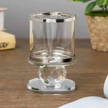 Подсвечник Стаканчик на кристалле (11х7х7 см)