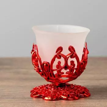 Подсвечник Узор (6,5х6,5х7 см)