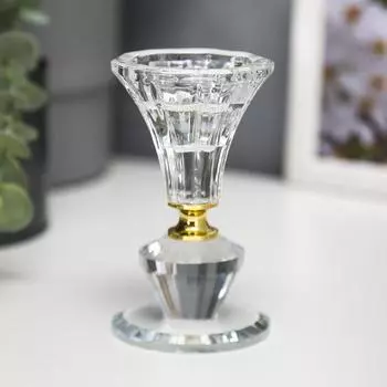 Подсвечник Вазон с хрусталиком (6х6х10 см)