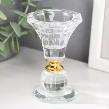 Подсвечник Вазон с шариком (9х6х6 см)