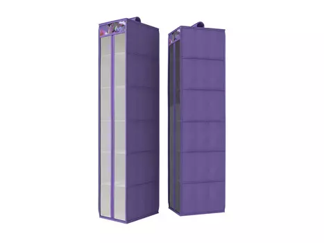 Подвесной кофр-органайзер для обуви и бытовых мелочей Акварель (22х30х120 см)