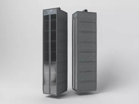 Подвесной кофр Серебро (22х33х120 см)