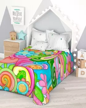 Покрывала, подушки, одеяла для малышей Сирень