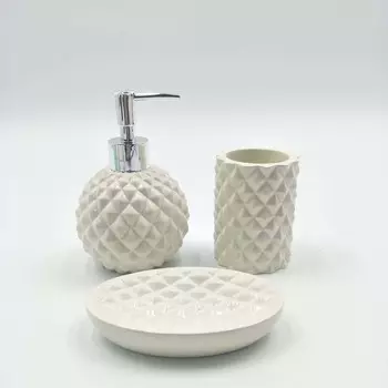 Набор для ванной Decorite цвет: бежевый (универсальный)