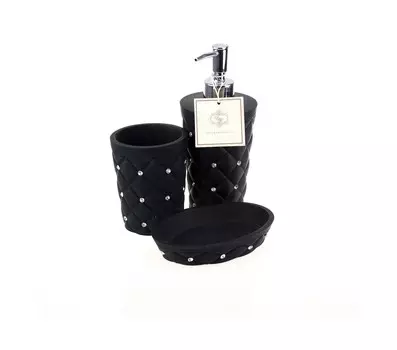 Набор для ванной Trento цвет: черный (универсальный)